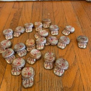 Rare Vintage Zzip Diet Rite Bottle Caps